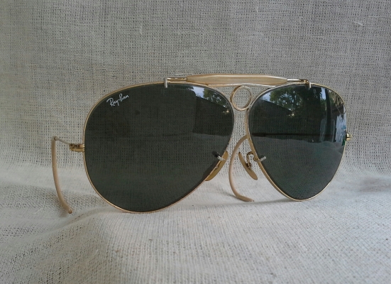 แว่นตาเรย์-แบน ศูนย์ใหญ่ นายพลแมคอาร์เธอร์ ราคานักศึกษา Vintage B&amp;L RAY-BAN USA  บิ๊กไซซ์!