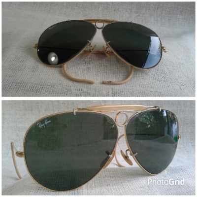 แว่นตาเรย์-แบน ศูนย์ใหญ่ นายพลแมคอาร์เธอร์ ราคานักศึกษา Vintage B&amp;L RAY-BAN USA  บิ๊กไซซ์!