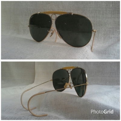 แว่นตาเรย์-แบน ศูนย์ใหญ่ นายพลแมคอาร์เธอร์ ราคานักศึกษา Vintage B&amp;L RAY-BAN USA  บิ๊กไซซ์!