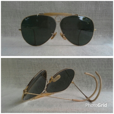 แว่นตาเรย์-แบน ศูนย์ใหญ่ นายพลแมคอาร์เธอร์ ราคานักศึกษา Vintage B&amp;L RAY-BAN USA  บิ๊กไซซ์!