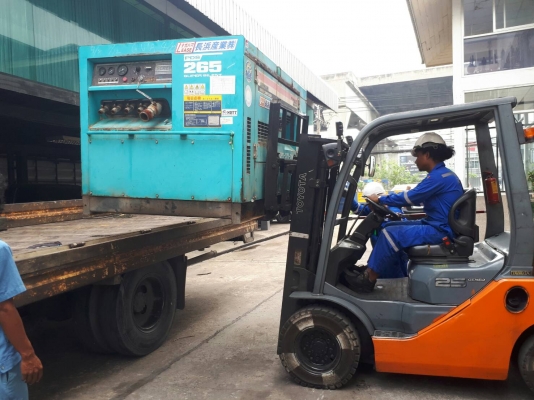 จัดส่งเรียบร้อยครับ ปั้มลม  AIRMAN PDS265S   7บาร์ ราคากันเองๆ