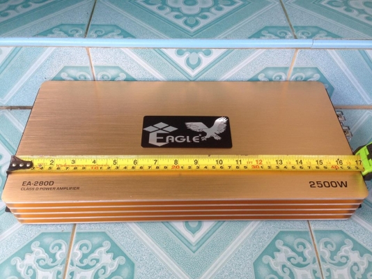 แอมป์คลาสดี EAGLE (ยาว43เซน)มือสองสภาพสวยมาก ไม่เคยแกะเปิดฝา เดิมๆไม่เคยซ่อม ขั่วไฟใหญ่ ใช้งานปกติ เบสดีลูกโตๆ ขับ10&quot;-12&quot;-15&quot;ทั่วไปได้ ขาย 2950 บาท สนใจ0892425454 อยู่สระบุรี