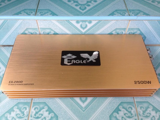 แอมป์คลาสดี EAGLE (ยาว43เซน)มือสองสภาพสวยมาก ไม่เคยแกะเปิดฝา เดิมๆไม่เคยซ่อม ขั่วไฟใหญ่ ใช้งานปกติ เบสดีลูกโตๆ ขับ10&quot;-12&quot;-15&quot;ทั่วไปได้ ขาย 2950 บาท สนใจ0892425454 อยู่สระบุรี