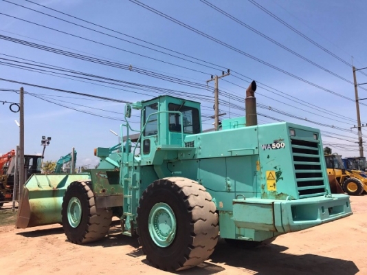 ขายรถตักล้อยาง KOMATSU WA500-1 รถนอกนำเข้าจากญี่ปุ่น สภาพสวยพร้อมใช้งาน มีVDOการทำงานครับ