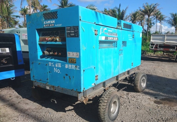 # PDS390SD เครื่องปั๊มลม Airman มีล้อ 390cfm. 7 บาร์ นำเข้าจากญี่ปุ่น by OEK