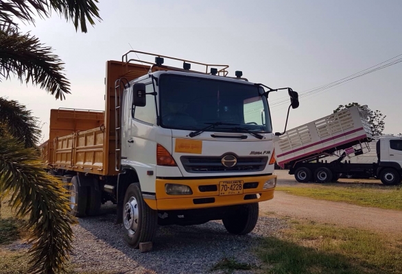Hino mega เครื่อง 320 แรง ปี 51 กระบะสามมิตรไม่ดัมพ์ ลูก 3 เพลา ทะเบียนพร้อม