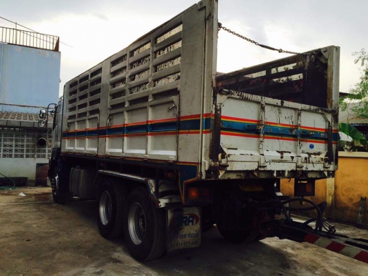 ISUZU 360 แรง ปี 57 ดัมพ์แม่ลูก ลูก 3 เพลา ไมล์แสนห้า