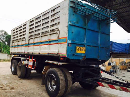ISUZU 360 แรง ปี 57 ดัมพ์แม่ลูก ลูก 3 เพลา ไมล์แสนห้า