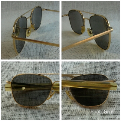 แว่นตาอเมริกันเสืออากาศ  ยุค &#039;60s  หายาก!  Vintage COMMAND/AO handmade in USA
