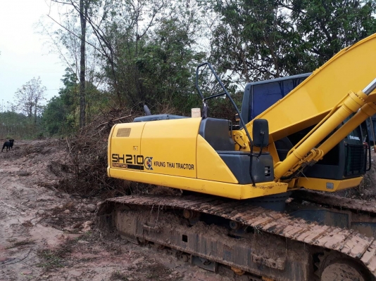 SUMITOMO SH210-5 รถออกห้าง ประกอบญี่ปุ่น SUMITOMO SH210-5 รถออกห้าง ประกอบญี่ปุ่น