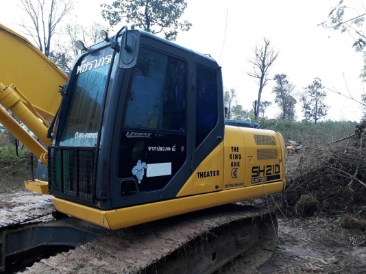 SUMITOMO SH210-5 รถออกห้าง ประกอบญี่ปุ่น SUMITOMO SH210-5 รถออกห้าง ประกอบญี่ปุ่น