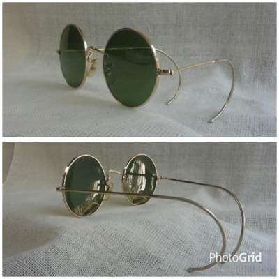 ที่สุดแห่งแว่นตาโกลด์ฟิลด์  'ผู้ให้กำเนิดอัลก้าผู้ยิ่งใหญ่'  Antique MAX WISEMAN handmade in England