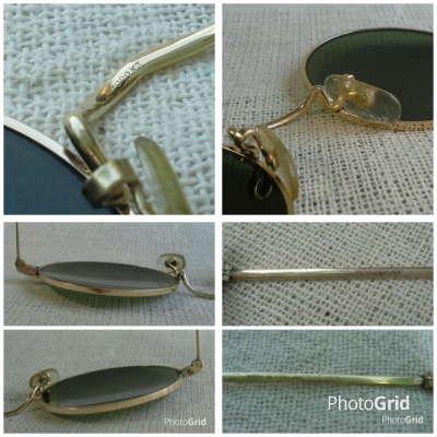 ที่สุดแห่งแว่นตาโกลด์ฟิลด์  'ผู้ให้กำเนิดอัลก้าผู้ยิ่งใหญ่'  Antique MAX WISEMAN handmade in England