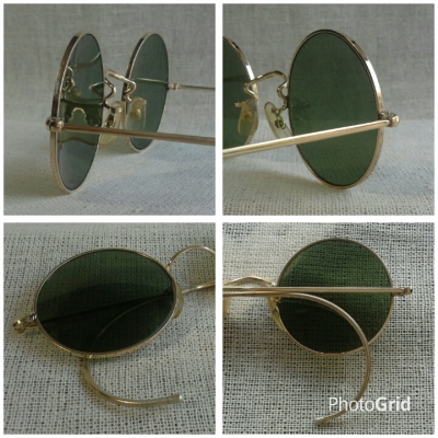 ที่สุดแห่งแว่นตาโกลด์ฟิลด์  'ผู้ให้กำเนิดอัลก้าผู้ยิ่งใหญ่'  Antique MAX WISEMAN handmade in England