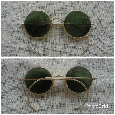 ที่สุดแห่งแว่นตาโกลด์ฟิลด์  'ผู้ให้กำเนิดอัลก้าผู้ยิ่งใหญ่'  Antique MAX WISEMAN handmade in England