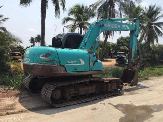 รถบ้านฝากขาย Kobelco SK120-3 mark v super แทรคใหญ่ แอร์เย็น ไฟฟ้าครบ ระบบดี