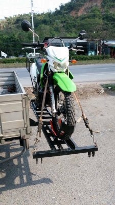 ขายถาดบรรทุกมอไซค์ ครับ. สำหรับรถที่มีชุดลาก น้ำหนักได้ 150กิโลกรัม โดยประมาณครับ.