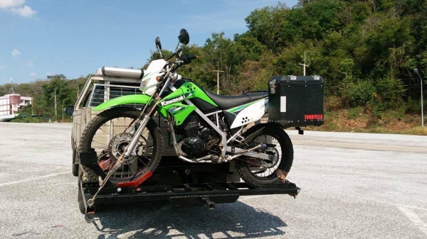 ขายถาดบรรทุกมอไซค์ ครับ. สำหรับรถที่มีชุดลาก น้ำหนักได้ 150กิโลกรัม โดยประมาณครับ.