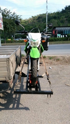 ขายถาดบรรทุกมอไซค์ ครับ. สำหรับรถที่มีชุดลาก น้ำหนักได้ 150กิโลกรัม โดยประมาณครับ.