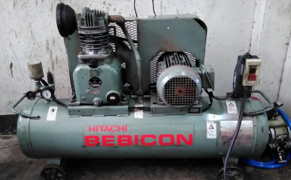 **ขายถูกๆ ปั้มลมมือสองจากญี่ปุ่น** HITACHI-BEBICON 2 แรง ถัง70ลิตร ทดสอบเรียบร้อย ทุกระบบทำงานได้ดีมากๆ แน่นๆนิ่งๆเงียบๆพร้อมใช้งานครับ