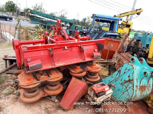 ขาย โรตารี่ เครื่องพรวนดิน ตีดิน สำหรับติดรถไถนา ยาว 1.5 เมตร เก่าญี่ปุ่น