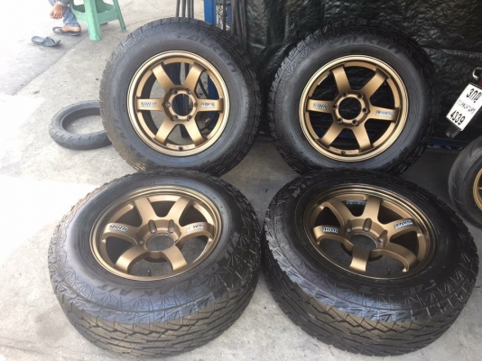 ขายล้อแม็ก TE37 SUV พร้อมยาง Falken Wildpeak AT01 265-65-17 ปี15 ขายล้อแม็ก TE37 SUV พร้อมยาง Falken Wildpeak AT01 265-65-17 ปี15