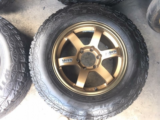 ขายล้อแม็ก TE37 SUV พร้อมยาง Falken Wildpeak AT01 265-65-17 ปี15 ขายล้อแม็ก TE37 SUV พร้อมยาง Falken Wildpeak AT01 265-65-17 ปี15