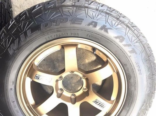 ขายล้อแม็ก TE37 SUV พร้อมยาง Falken Wildpeak AT01 265-65-17 ปี15 ขายล้อแม็ก TE37 SUV พร้อมยาง Falken Wildpeak AT01 265-65-17 ปี15