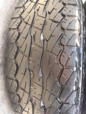 ขายล้อแม็ก TE37 SUV พร้อมยาง Falken Wildpeak AT01 265-65-17 ปี15