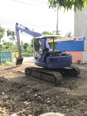 ขายรถแบคโฮ KOMATSU PC75UU ชุดบูมอาร์มยาวพิเศษ ราคา 420000