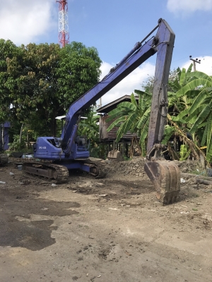 ขายรถแบคโฮ KOMATSU PC75UU ชุดบูมอาร์มยาวพิเศษ ราคา 420000 ขายรถแบคโฮ KOMATSU PC75UU ชุดบูมอาร์มยาวพิเศษ ราคา 420000