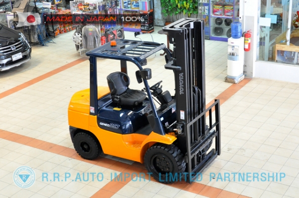 ขายรถโฟล์คลิฟท์มือสอง TOYOTA รุ่น 7FDJ35-23354 นำเข้าจากประเทศญี่ปุ่น 100\% ไม่เคยใช้งานในไทย