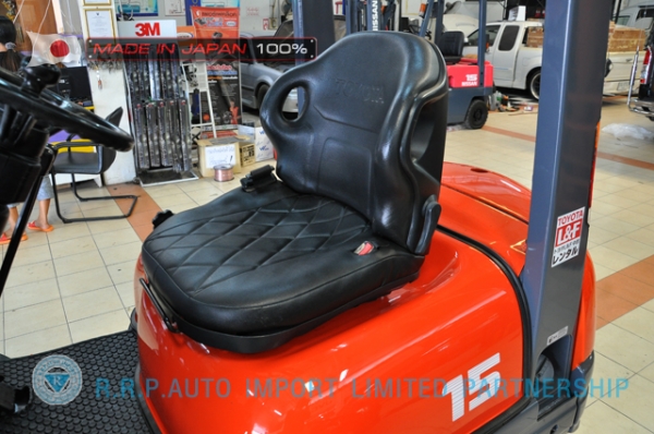 ขายรถโฟล์คลิฟท์มือสอง TOYOTA รุ่น 6FD15-33139 นำเข้าจากประเทศญี่ปุ่น 100\% ไม่เคยใช้งานในไทย