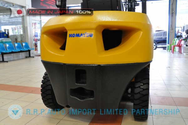 ขายรถโฟล์คลิฟท์มือสอง KOMATSU รุ่น FD25T-16-702220 นำเข้าไม่เคยใช้งานในไทย