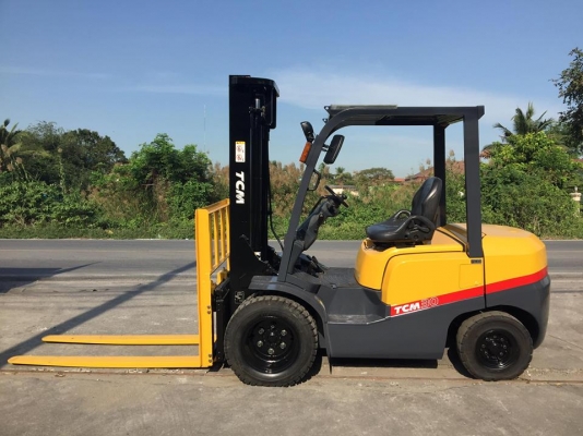 TCM FD30T3  รถปี 2005  รถเก่าญี่ปุ่น ดีเซล เสา 3.5 เมตร แผงงาสไลด์