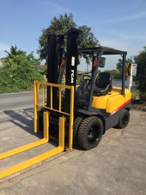 TCM FD30T3  รถปี 2005  รถเก่าญี่ปุ่น ดีเซล เสา 3.5 เมตร แผงงาสไลด์