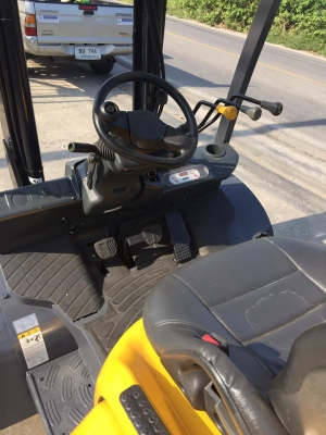 TCM FD30T3  รถปี 2005  รถเก่าญี่ปุ่น ดีเซล เสา 3.5 เมตร แผงงาสไลด์