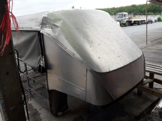 หลังคากะบะ ตอนเดียว เหล็กมิเนียม สภาพดี หลังคากะบะ ตอนเดียว เหล็กมิเนียม สภาพดี