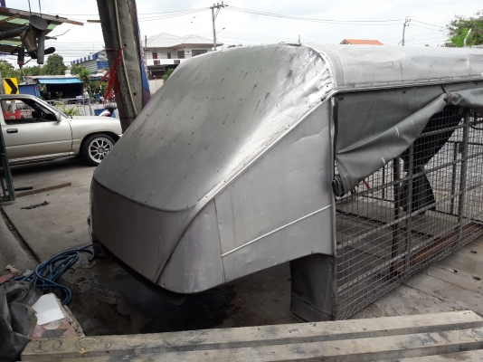 หลังคากะบะ ตอนเดียว เหล็กมิเนียม สภาพดี หลังคากะบะ ตอนเดียว เหล็กมิเนียม สภาพดี