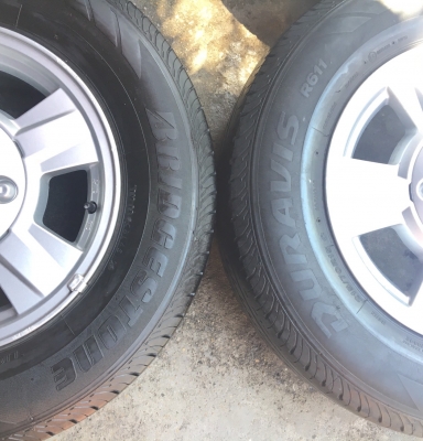 ล้อแม็ก Chevrolet ขอบ 15 พร้อมยาง Bridgestone 215-70-15 ล้อแม็ก Chevrolet ขอบ 15 พร้อมยาง Bridgestone 215-70-15