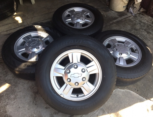 ล้อแม็ก Chevrolet ขอบ 15 พร้อมยาง Bridgestone 215-70-15