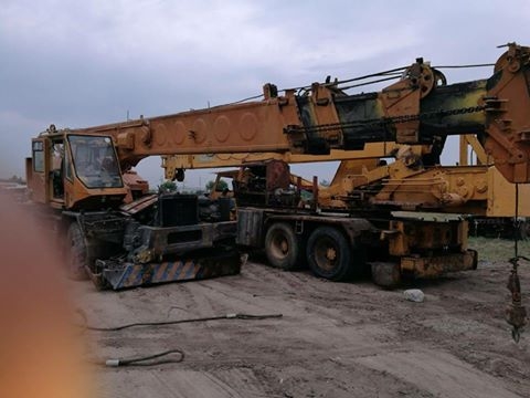 ขายเครน KOMATSU 20ตัน4ล้อ สภาพเดิม เครื่องดี NOBOOK บูมสวย
