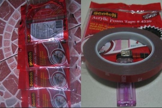 เทปกาว2หน้าของ3Mเเท้ ของใหม่ มีมา 4 ม้วน ความยาว10ม. 250 พร้อมส่ง EMS