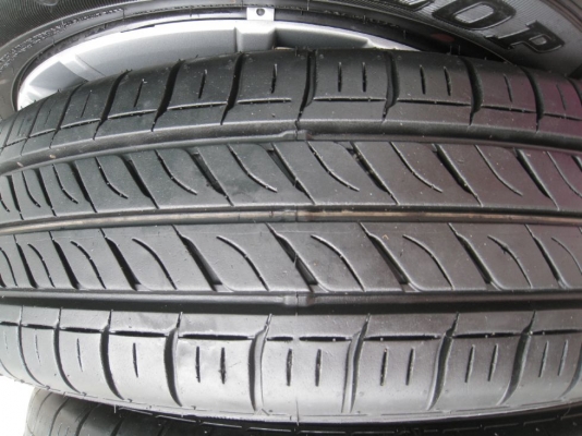 ขายกะทะล้อ mitsubishi mirage 14" 4/100 +ฝาครอบ+ยางปี12(081-3747940)