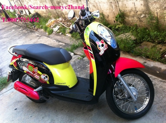 ขาย HONDA Scoopy i สีชมพู-ดำ รถสวย ไมล์ 4041 Km. เครื่องเดิมๆ หัวฉีด PGM-Fi ไม่เคยล้ม ราคาเบาๆ แค่ 29,500 บาท