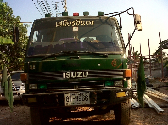 ขาย10ล้อเพลาเดียวพื้นเรียบ ร๊อคกี้ (คัสซีหัวยาว)