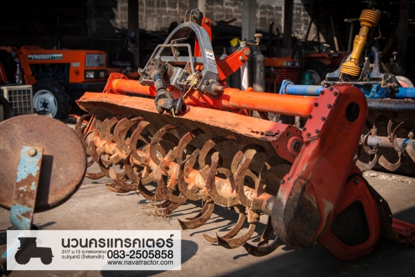 โรตารี่พรวนดิน คูโบต้า มือสองญี่ปุ่นแท้ๆ ขนาด 2 เมตร สภาพดีรุ่นใหม่ ใช้งานได้เลย