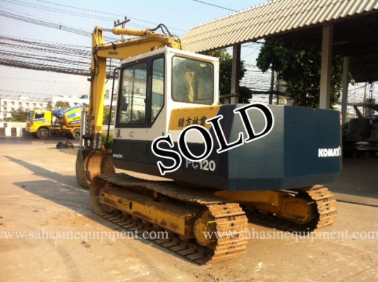 รถขุด PC120-5 S/N 421XX บจก.สหสินอีควิปเม้นท์ โทร.081-5851880, 02-5168100-1 www.sahasinequipment.com