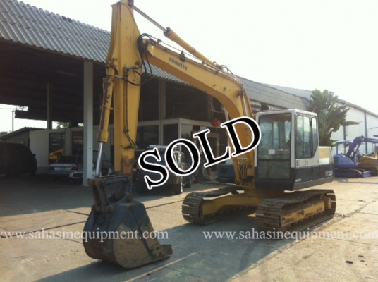 รถขุด PC120-5 S/N 421XX บจก.สหสินอีควิปเม้นท์ โทร.081-5851880, 02-5168100-1 www.sahasinequipment.com