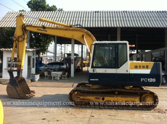 รถขุด PC120-5 S/N 421XX บจก.สหสินอีควิปเม้นท์ โทร.081-5851880, 02-5168100-1 www.sahasinequipment.com